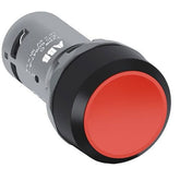 2NC Momentary Red Push Button Molded